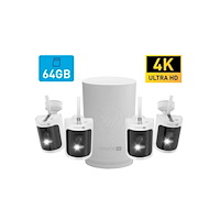 Swann SWANN Allsecure4K™ 4-Pack Trådlöst Övervakningskamerasystem inkl 64GB SD Card Hub