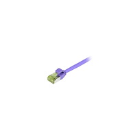 SYNERGY 21 Patchkabel RJ45 CAT6A 500Mhz 015m lila SFTP slimline rund d4...