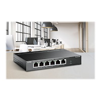 TP-LINK Technologies TP-Link TL-SF1006P - V1 - switch - 6 portar - ohanterad