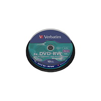 VERBATIM Verbatim DataLifePlus - DVD-RW x 10 - 4.7 GB - lagringsmedier