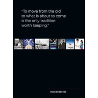 Ronald Fagerfjäll Investor 100 years - "To move from the old to what is about to come is the only tradition worth keeping" (inbunden, eng)