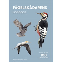 Max Ström Fågelskådarens loggbok (bok, danskt band)