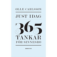 Olle Carlsson Just idag : 365 tankar för sinnesro (bok, kartonnage)