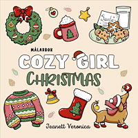 Jeanett Veronica Cozy Girl Christmas : Målarbok (häftad)