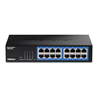 TRENDnet TRENDnet TEG S17D - switch - 16 portar - rackmonterbar - TAA-kompatibel