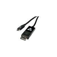 V7 V7 - DisplayPort-kabel - 24 pin USB-C till DisplayPort - 2 m