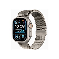 Apple Apple Watch Ultra 2 - naturlig titan - smart klocka med milanesisk loop - naturlig - 64 GB
