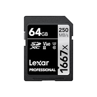 LEXAR Lexar Professional - flash-minneskort - 64 GB - SDXC UHS-II