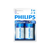 Philips Philips ExtremeLife+ LR20E2B batteri - 2 x D - alkaliskt