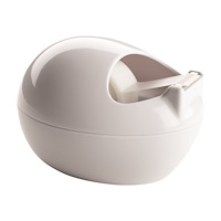 3M Scotch by Karim Rashid - dispenser med kontorstejp - 19 mm x 7.5 m - vit dispenser, osynligt