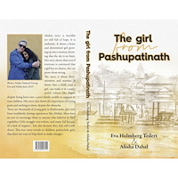 Eva Holmberg Tedert The Girl from Pashupatinath (bok, danskt band, eng)