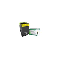 Lexmark International Lexmark X417 - Lång livslängd - gul - original - tonerkassett - LCCP, LRP