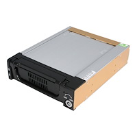StarTech.com StarTech.com 5.25 in Rugged SATA Hard Drive Mobile Rack Drawer - Aluminum Removable Hard Drive Bay (DRW150SATBK) - förva...