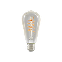 EGLO Eglo - LED-glödlampa med filament - form: ST64 - E27 - 4 W - varmt vitt ljus - 2200 K