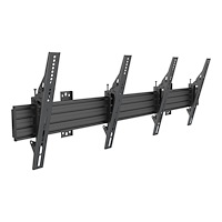 MULTIBRACKETS Multibrackets M Wallmount Pro MBW2U monteringssats - för 2 LCD-bildskärmar - svart