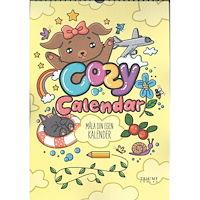 Triumf förlag Målarbok : Cozy Måla din egen kalender