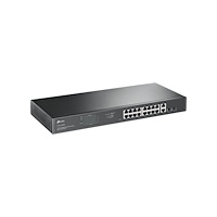 TP-LINK TP-Link JetStream TL-SG1218MPE - switch - 16 portar - smart - rackmonterbar