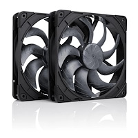 NOCTUA Noctua NF-A14x25 G2 PWM Sx2-PP chromax.black chassifläkt 140...