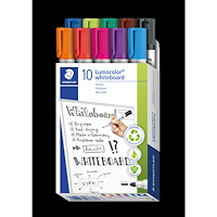 STAEDTLER STAEDTLER Lumocolor 351 - markering - svart, röd, blå, grön, ljusblå, orange, violett, rosa, ljusgrön, ljusbrun (paket o...