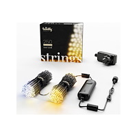 Twinkly Twinkly Strings Generation II - stränglampor - LED - varmt guld till kallt silverljus - klar