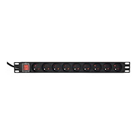 Gembird EnerGenie EG-PDU-9F2F - kraftdistributionsenhet - 16A - 3500 watt