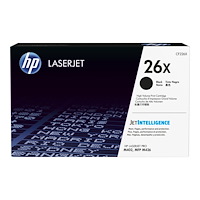 HP HP 26X - Lång livslängd - svart - original - LaserJet - tonerkassett (CF226X)