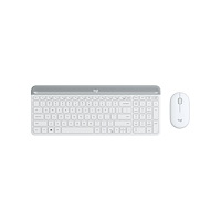Logitech Logitech Slim Wireless Combo MK470 - sats med tangentbord och mus - Nordisk - offwhite Inmatningsenhet