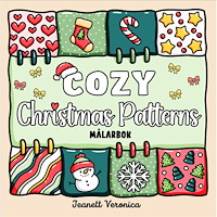 PRIMO Målarbok : Cozy Christmas Patterns