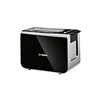 Bosch Bosch TAT8613N, 2 skivor, Svart, Rostfritt stål, Knappar, Ni...