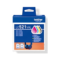 Brother Ink LC521VAL LC-521 Multipack