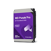 Western Digital WD Purple Pro WD221PURP - hårddisk - 22 TB - övervakning, smart video - SATA 6Gb/s