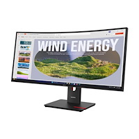 Lenovo Lenovo ThinkVision T34WD-40 - LED-skärm - böjd - 34"