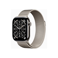 Apple Apple Watch Series 11 (GPS + Cellular) - naturlig titan - smart klocka med milanesisk loop - naturlig - 64 GB