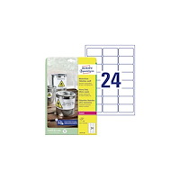 AVERY Avery Heavy Duty Laser Labels - etiketter - 480 etikett (er) - 63.5 x 33.9 mm