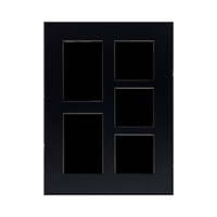 FOCUS Focus Passepartout Black w. black core 30x40 Collage 5 images