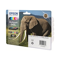 EPSON Epson 24XL Multipack - 6-pack - XL - svart, gul, cyan, magenta, ljus magenta, ljus cyan - original - bläckpatron