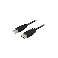 Deltaco DELTACO USB2-13S - USB-förlängningskabel - USB till USB - 3 m