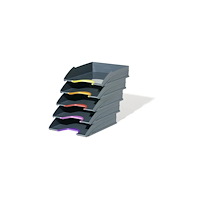 Durable DURABLE VARICOLOR TRAY SET - brevfack - antracitgrå