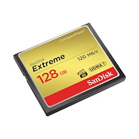 SANDISK SanDisk Extreme - flash-minneskort - 128 GB - CompactFlash