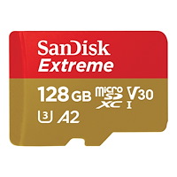 SANDISK SanDisk Extreme - flash-minneskort - 128 GB - mikroSDXC UHS-I