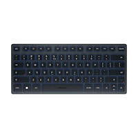 CHERRY CHERRY KW 7100 MINI BT - tangentbord - QWERTY - europeiska - slate blue Inmatningsenhet