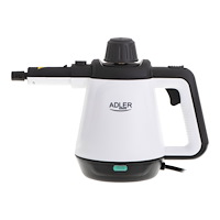 ADLER Adler AD 7038 - ångdammsugare - skaft/handhållen - svart / vit