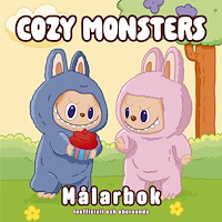 Tukan Förlag Målarbok : Cozy monsters