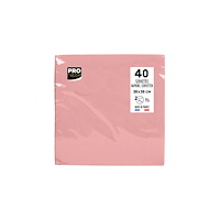 PRONAPPE Servetter PRONAPPE 38x38cm rosa 40/fp