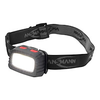 ANSMANN-ENERGY ANSMANN HD200B - huvudficklampa - LED - 3 W - svart / röd