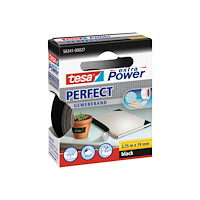 Beiersdorf Tesa extra Power Perfect tygtejp - 19 mm x 2.75 m - svart