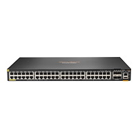 Hewlett Packard Enterprise HPE Aruba Networking CX 6200F 48G Class4 PoE 4SFP+ 740W Switch - switch - max. staplingsavstånd 10 kms - 48 portar - Adm...