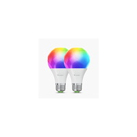 Nanoleaf Nanoleaf Essentials Matter - LED-glödlampa - form: A60 - E27 - 9 W - RGBCW-lampa - 2700-6500 K (paket om 2)