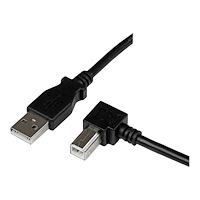 StarTech.com StarTech.com 1m USB 2.0 A to Right Angle B Cable Cord - 1 m USB Printer Cable - Right Angle USB B Cable - 1x USB A (M),...