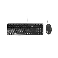RAPOO Keyboard/Mice Set NX1820 Wired USB Black